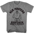 Graphite Heather Street Fighter t-shirt featuring a Street Fighter Street Fighter Ken Masters design