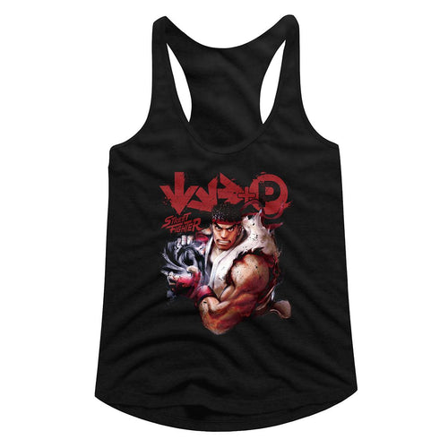 Street Fighter Ladies Racerback - More