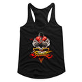 Street Fighter Ladies Racerback - Sfv Key