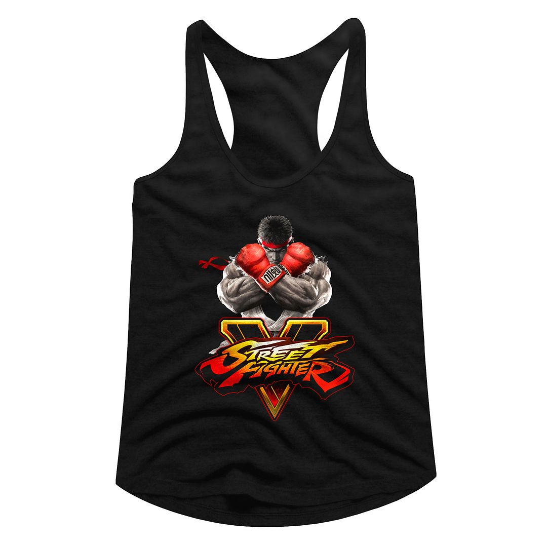 Street Fighter Ladies Racerback - Sfv Key