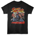 Black Street Fighter t-shirt featuring a Street Fighter Street Fighter Elemental Akuma design