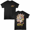 Black Street Fighter t-shirt featuring a Hyper Fighting Group design