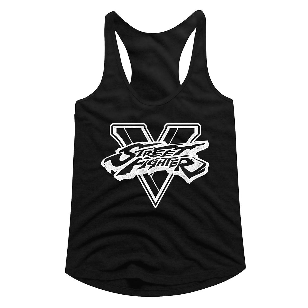 Street Fighter Ladies Racerback - Sfv Bw