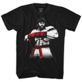 Black Street Fighter t-shirt featuring a Street Fighter Hot Ryu2 design