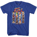 Royal Blue Street Fighter t-shirt featuring a Street Fighter Super Turbo Hd Select design