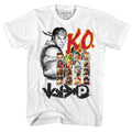 White Street Fighter t-shirt featuring a Street Fighter Ko2 design