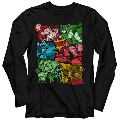 Street Fighter Long Sleeve T-Shirt - Comic