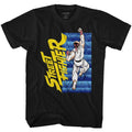 Black Street Fighter t-shirt featuring a Street Fighter Uppercuttin design