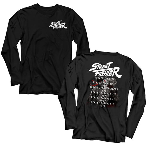 Street Fighter Long Sleeve T-Shirt - Release Dates
