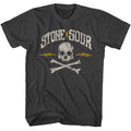 Smoke Gray Stone Sour t-shirt featuring a Skull and Bones design