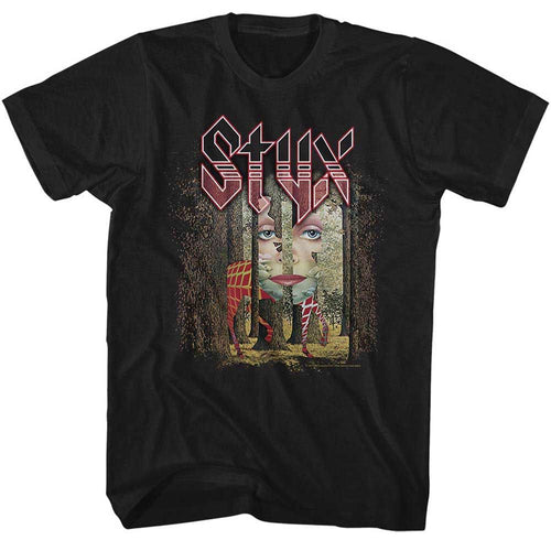 Black Styx t-shirt featuring a Grand Illusion design