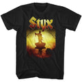 Black Styx t-shirt featuring a Creepy Ferry design