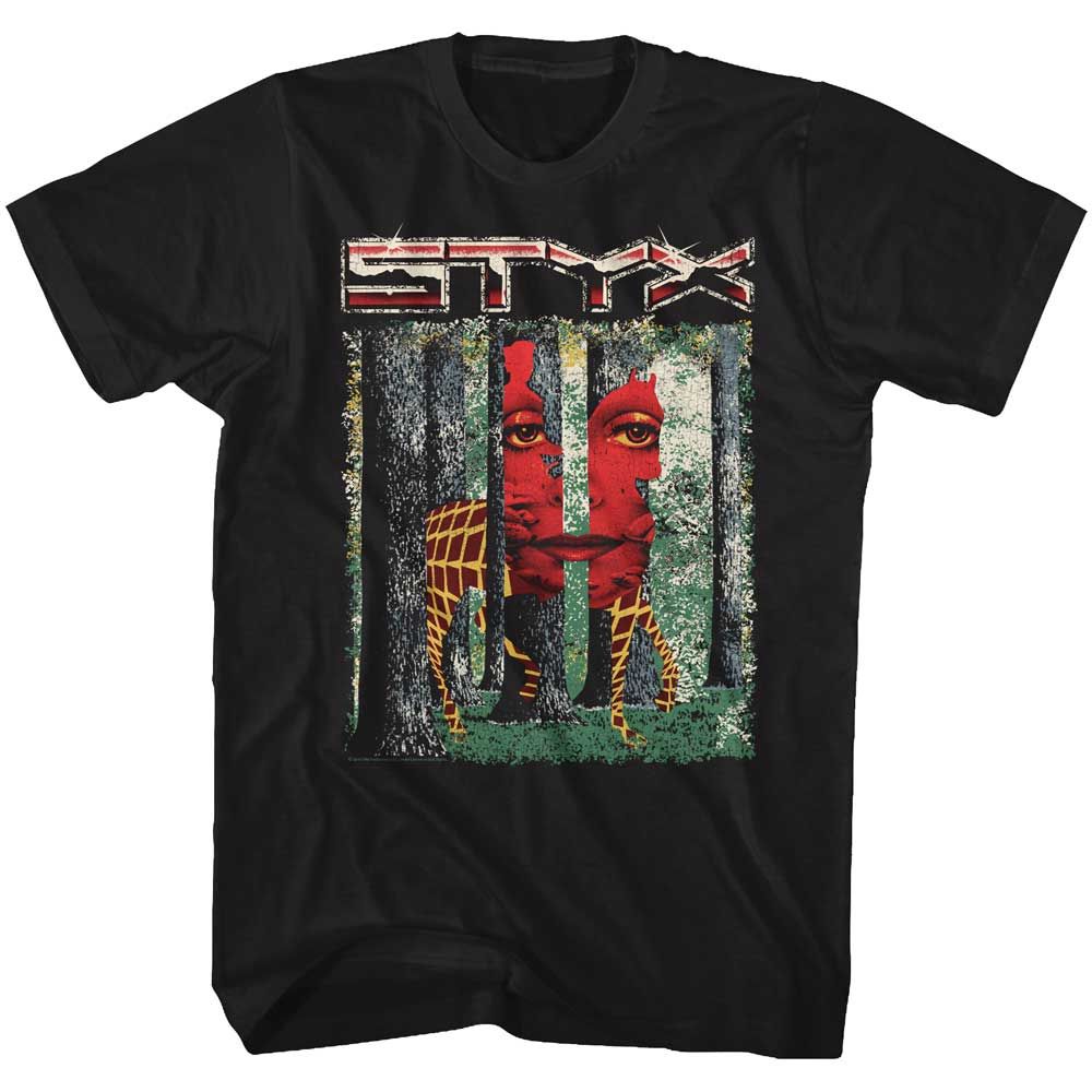 Black Styx t-shirt featuring a Grand Illusion design