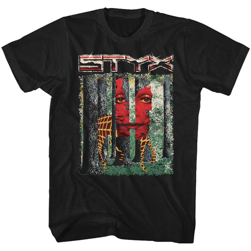 Black Styx t-shirt featuring a Grand Illusion design