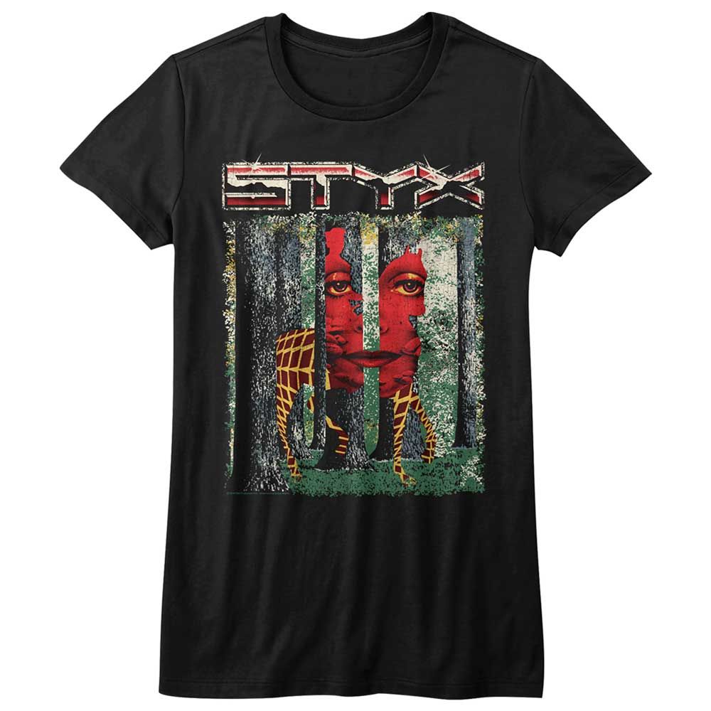 Styx Ladies T-Shirt - The Grand Illusion - Black Design