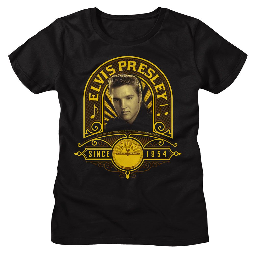 Elvis Sun Records Ladies T-Shirt - Elvis Sun Since 54