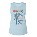 Elvis Sun Records Ladies Muscle Tank - Retro Shapes