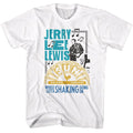 White Sun Records t-shirt featuring a Jerry Lee Lewis Whole Lotta Shaking design
