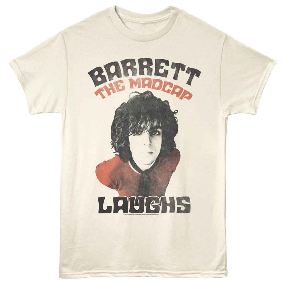Natural Syd Barrett t-shirt featuring a Madcap Laughs design