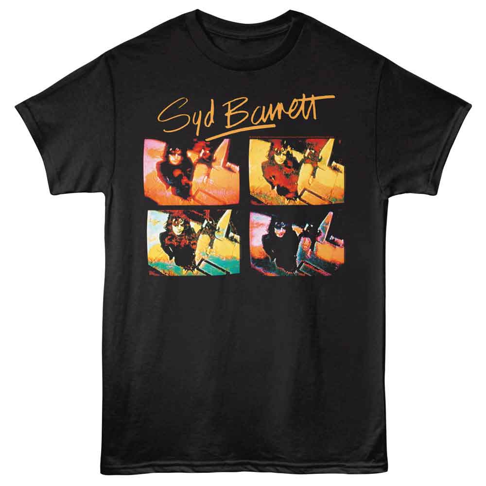 Black Syd Barrett t-shirt featuring a Syd Barrett Four Screens design