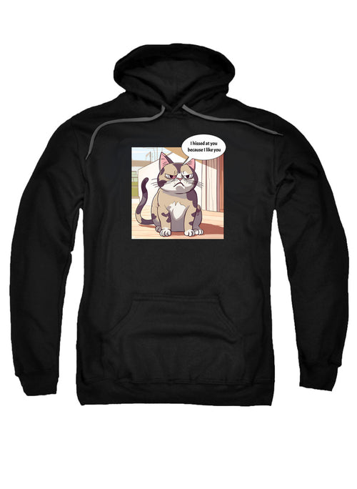 Black Sassy Cat Hoodie