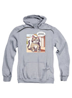 Gray Sassy Cat Hoodie