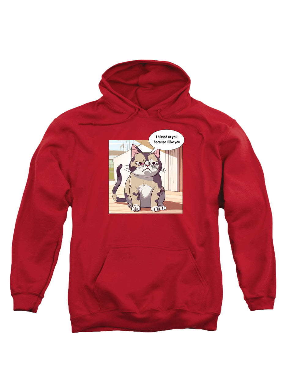 Red Sassy Cat Hoodie