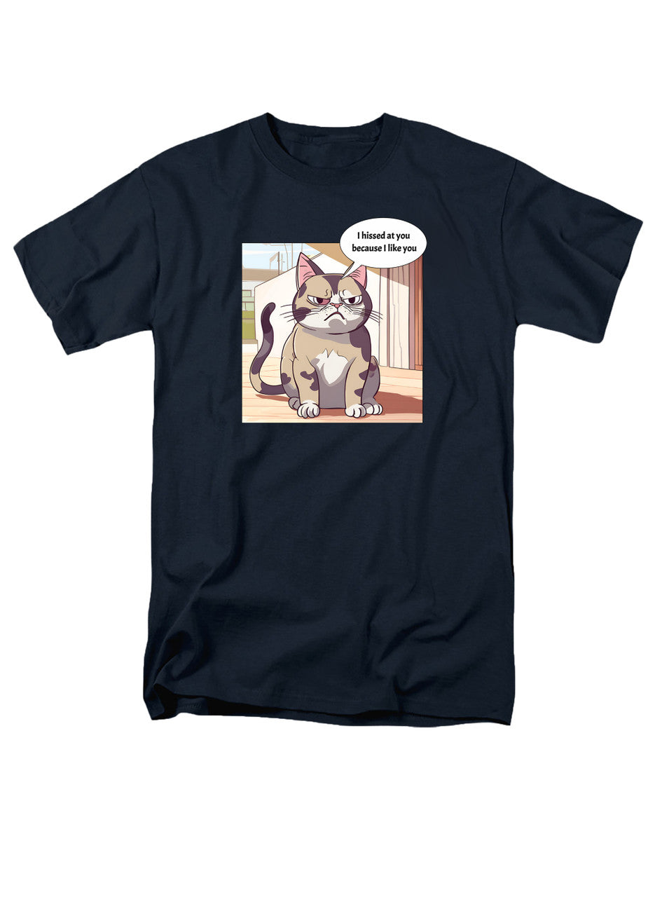 Navy Sassy Cat T-Shirt