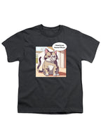 Charcoal Sassy Cat Youth/Toddler T-Shirt