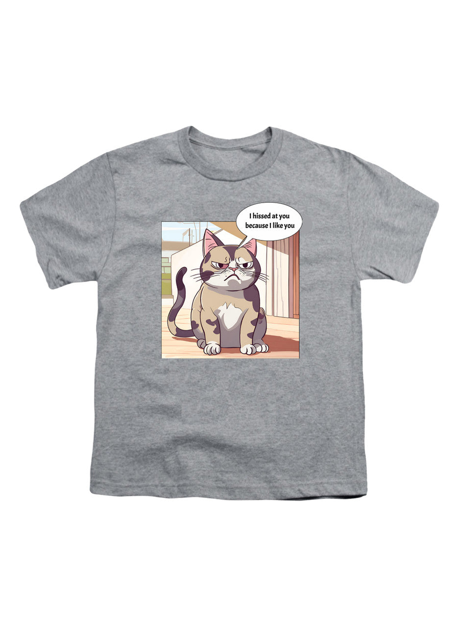 Gray Sassy Cat Youth/Toddler T-Shirt