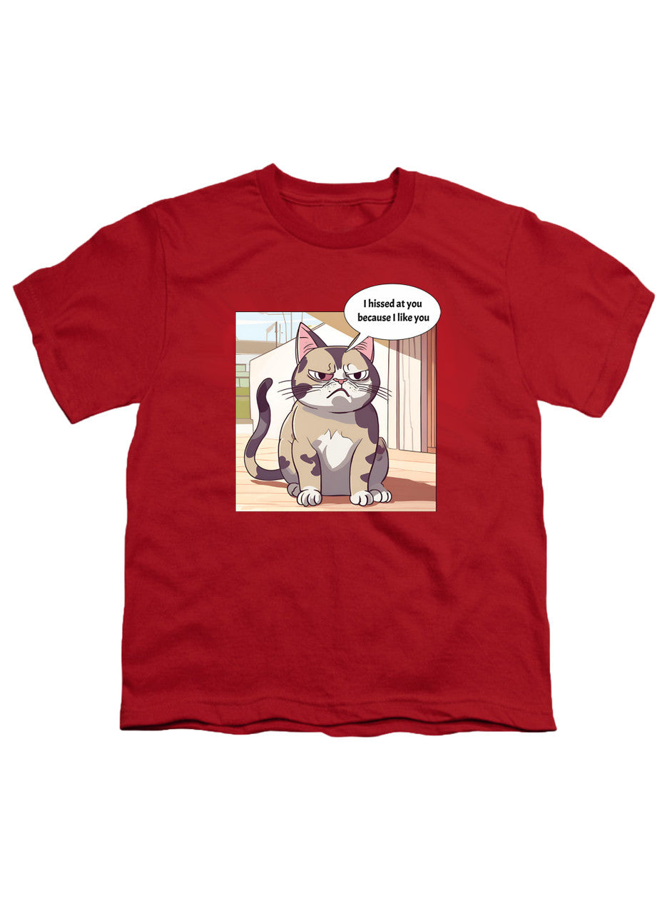 Red Sassy Cat Youth/Toddler T-Shirt