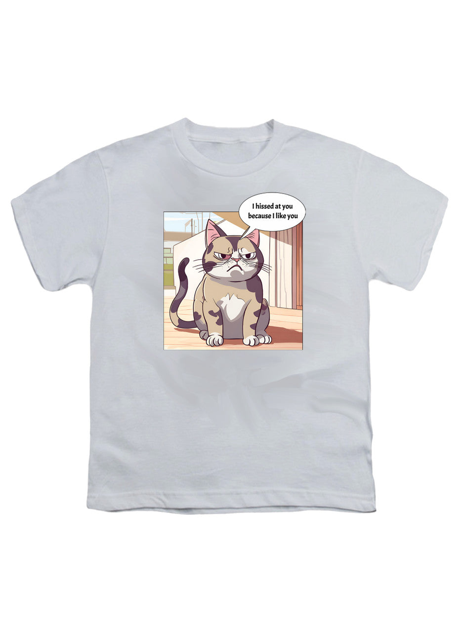 White Sassy Cat Youth/Toddler T-Shirt