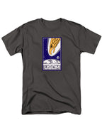 Charcoal Screaming Eagle Emblem T-Shirt