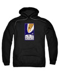 Black Screaming Eagle Emblem Hoodie