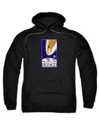 Black Screaming Eagle Emblem Hoodie