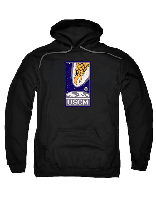 Black Screaming Eagle Emblem Hoodie