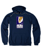 Navy Screaming Eagle Emblem Hoodie