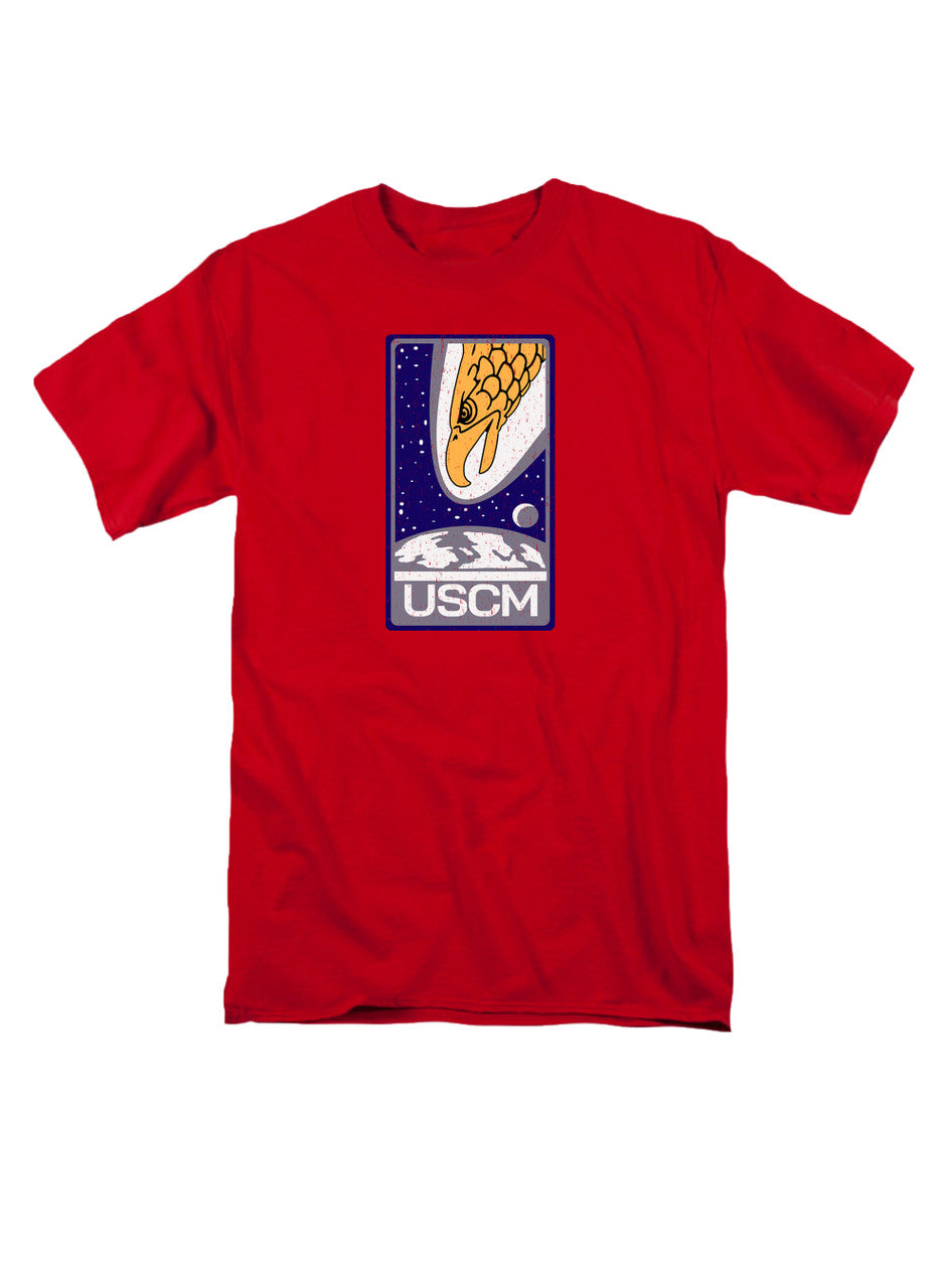 Red Screaming Eagle Emblem T-Shirt