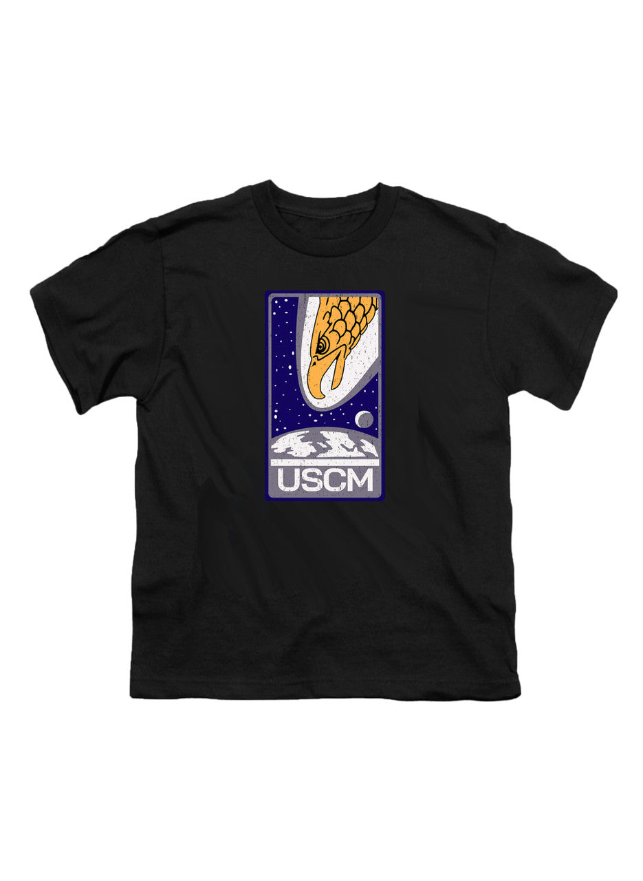 Black Screaming Eagle Emblem Youth/Toddler T-Shirt