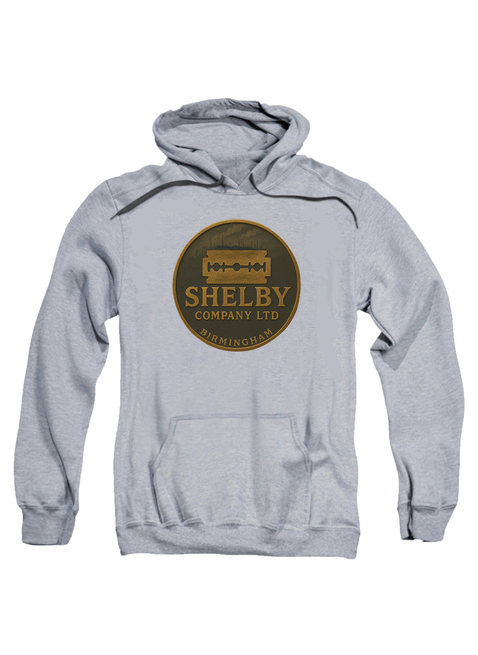 Gray Shelby Company Emblem Hoodie