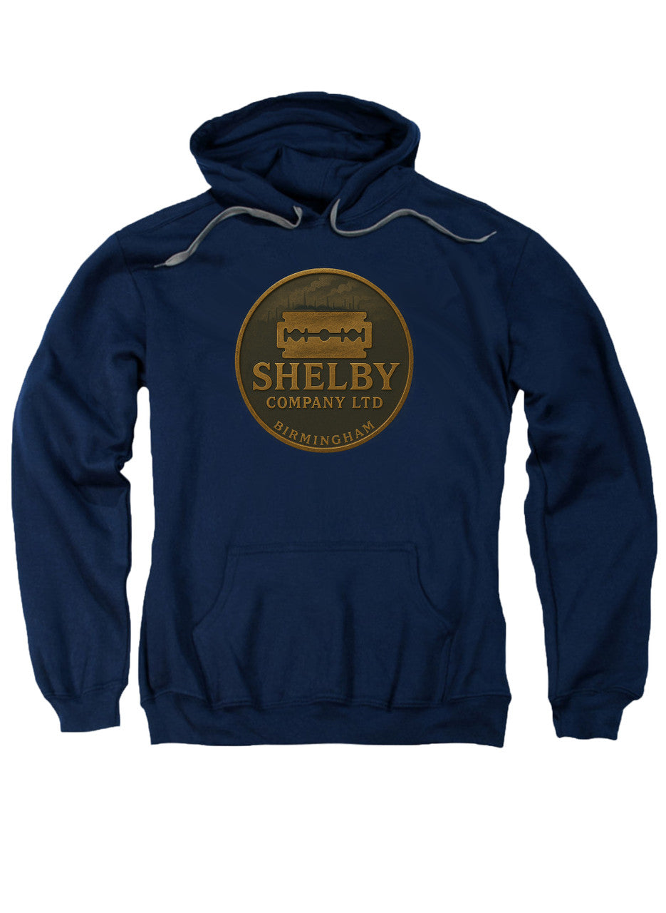 Navy Shelby Company Emblem Hoodie