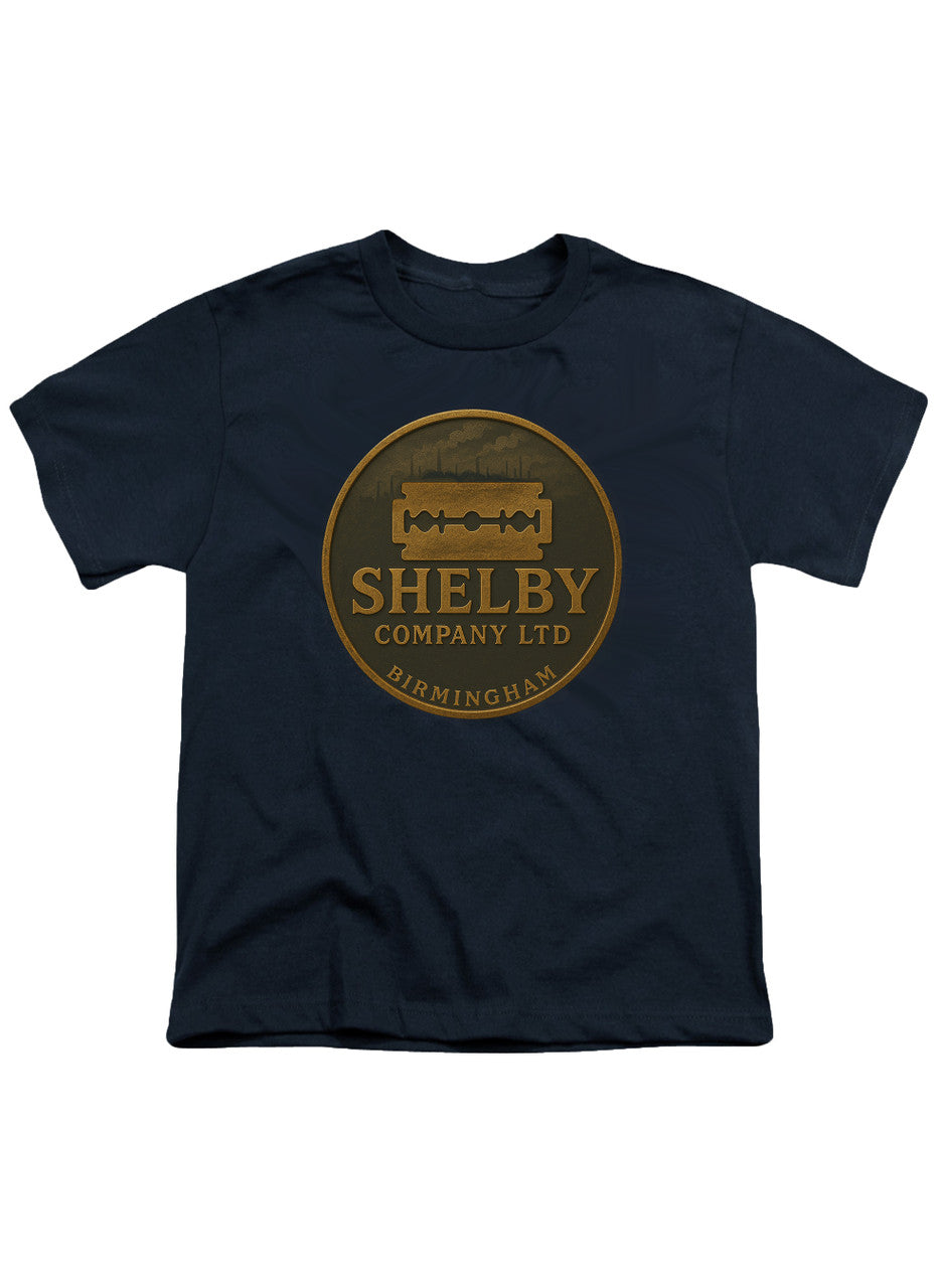 Navy Shelby Company Emblem Youth/Toddler T-Shirt