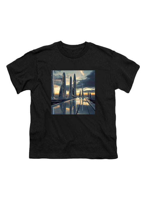 Black Shiny Future Youth/Toddler T-Shirt