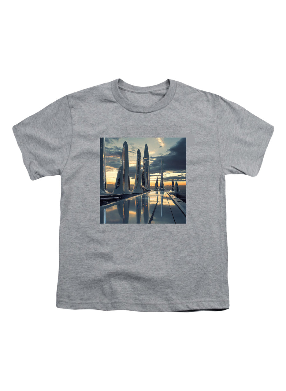 Gray Shiny Future Youth/Toddler T-Shirt