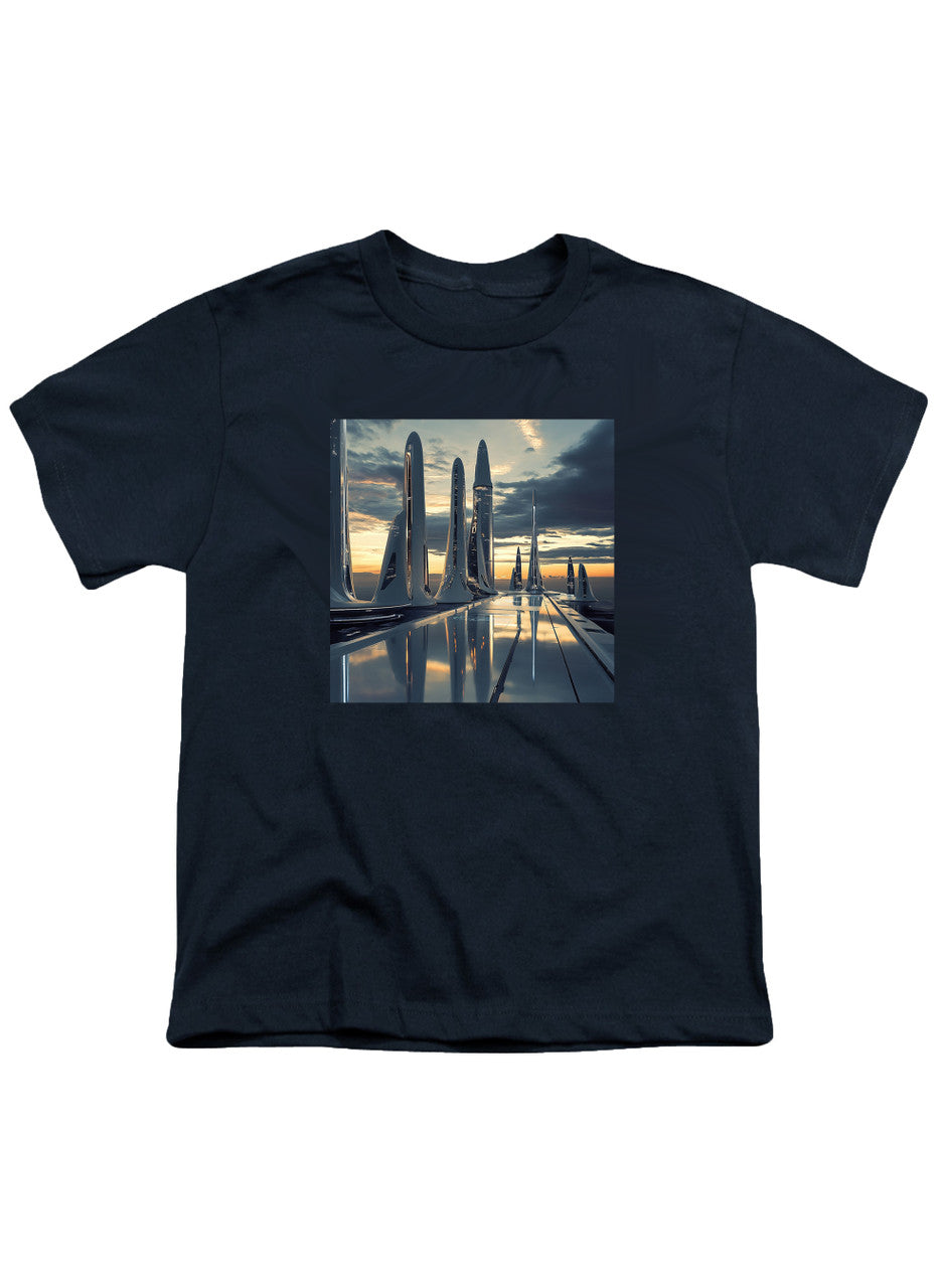 Navy Shiny Future Youth/Toddler T-Shirt