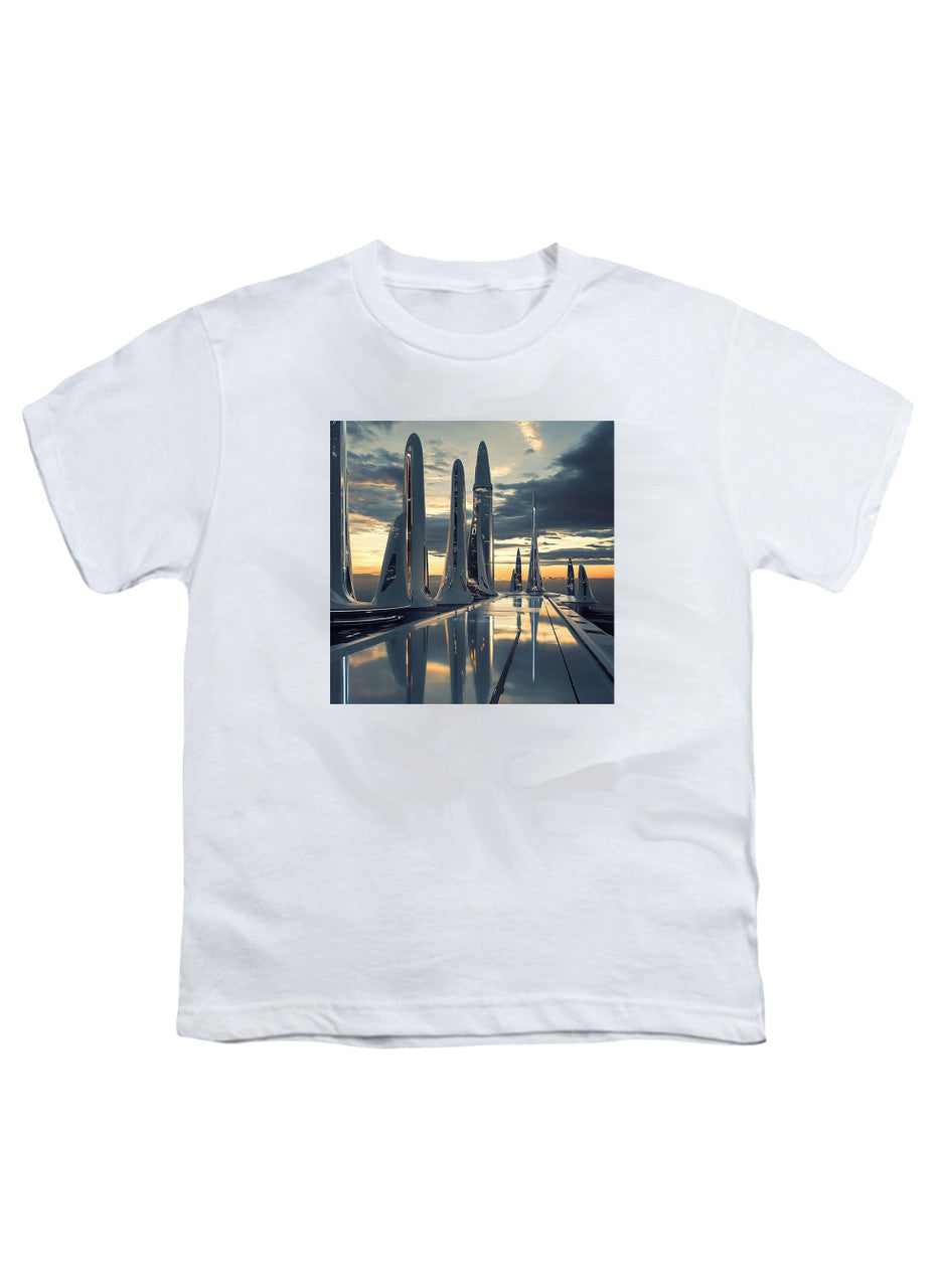 White Shiny Future Youth/Toddler T-Shirt