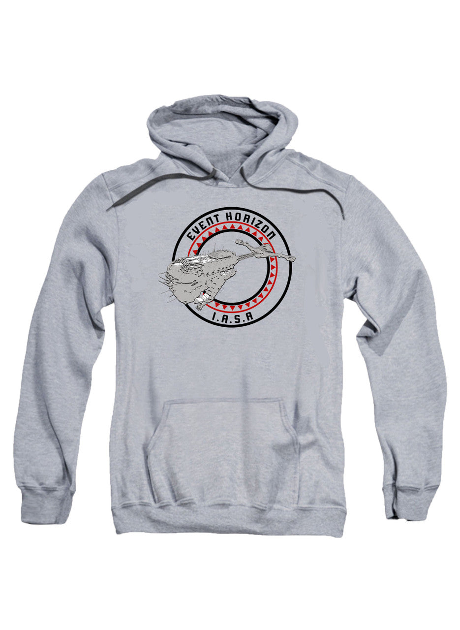 Gray Ship Circle Logo Hoodie