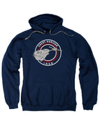 Navy Ship Circle Logo Hoodie