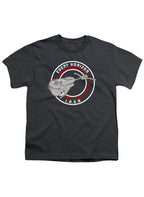 Charcoal Ship Circle Logo Youth/Toddler T-Shirt