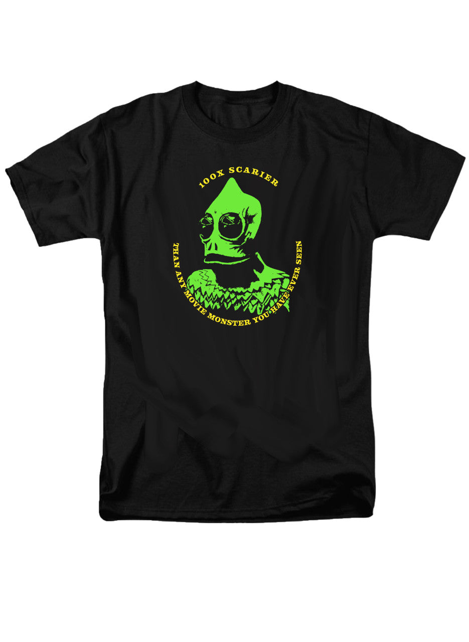 Black Sleestak 100% Scarier T-Shirt